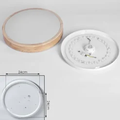 Plafonnier Samaira LED Blanc, 1 lumière