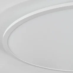 Plafonnier Sani LED Blanc, 1 lumière, Télécommandes, Changeur de couleurs