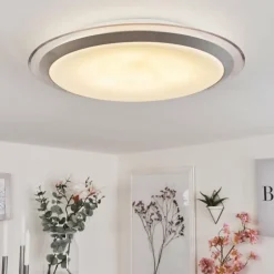 Plafonnier Sapioris LED Argenté, 1 lumière