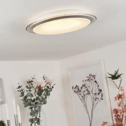 Plafonnier Sapioris LED Argenté, 1 lumière