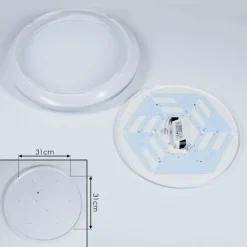 Plafonnier Sapioris LED Blanc, 1 lumière