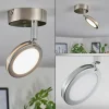 Plafonnier Sarnadinha LED Nickel mat, 1 lumière