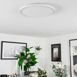 Plafonnier Sasinhosa LED Blanc, 1 lumière, Télécommandes