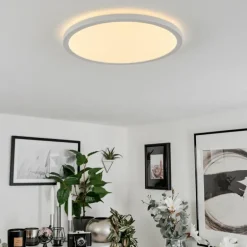 Plafonnier Sasinhosa LED Blanc, 1 lumière, Télécommandes