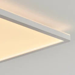 Plafonnier Sasinhosa LED Blanc, 1 lumière, Télécommandes