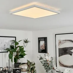 Plafonnier Sasinhosa LED Blanc, 1 lumière, Télécommandes