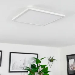 Plafonnier Sasinhosa LED Blanc, 1 lumière, Télécommandes