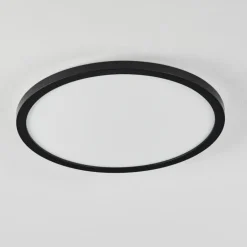 Plafonnier Sasinhosa LED Noir, 1 lumière, Télécommandes