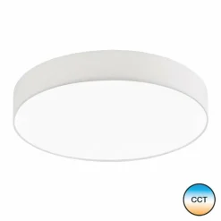 Plafonnier SCHÖNER-WOHNEN-Kollektion Pina LED Blanc, 1 lumière, Télécommandes
