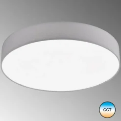 Plafonnier SCHÖNER-WOHNEN-Kollektion Pina LED Blanc, 1 lumière, Télécommandes