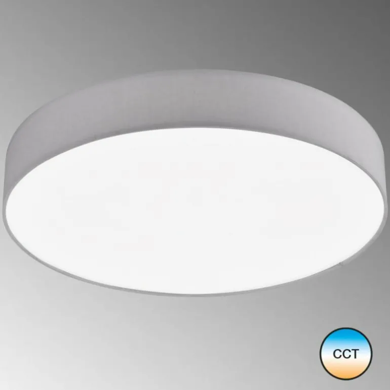 Plafonnier SCHÖNER-WOHNEN-Kollektion Pina LED Blanc, 1 lumière, Télécommandes