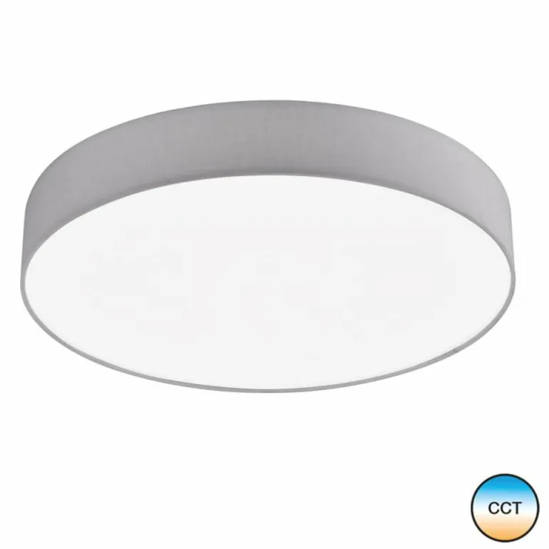 Plafonnier SCHÖNER-WOHNEN-Kollektion Pina LED Blanc, 1 lumière, Télécommandes