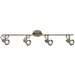 Plafonnier Searchlight EROS Laiton, 4 lumières