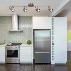 Plafonnier Searchlight EROS Laiton, 4 lumières