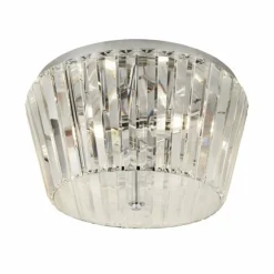 Plafonnier Searchlight TIARA Chrome, Transparent, 3 lumières
