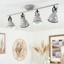 Plafonnier Selki Gris, 4 lumières