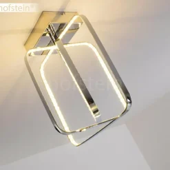 Plafonnier Sepino LED Chrome, 1 lumière