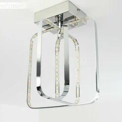 Plafonnier Sepino LED Chrome, 1 lumière