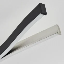 Plafonnier Serlande LED Noir, 1 lumière