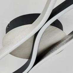 Plafonnier Serlande LED Noir, 1 lumière