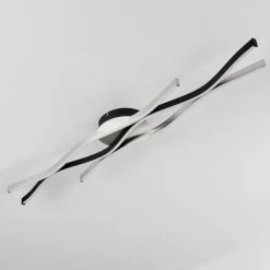 Plafonnier Serlande LED Noir, 1 lumière