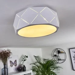 Plafonnier Shouver Blanc, 3 lumières