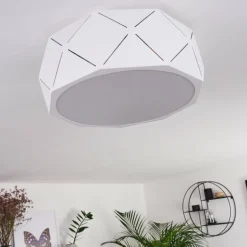 Plafonnier Shouver Blanc, 3 lumières