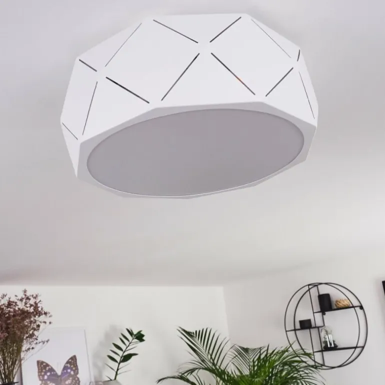 Plafonnier Shouver Blanc, 3 lumières