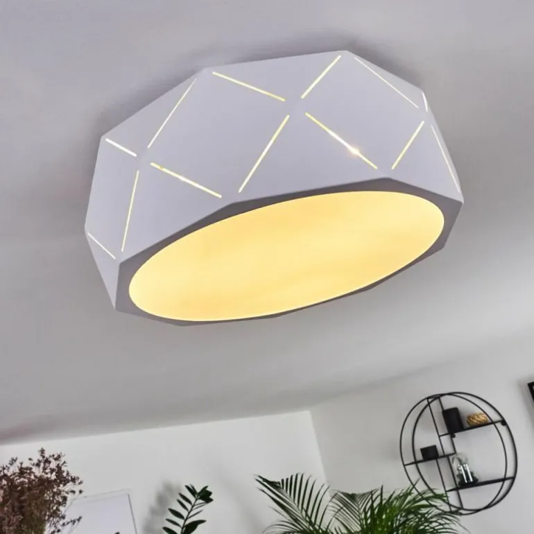 Plafonnier Shouver Blanc, 3 lumières