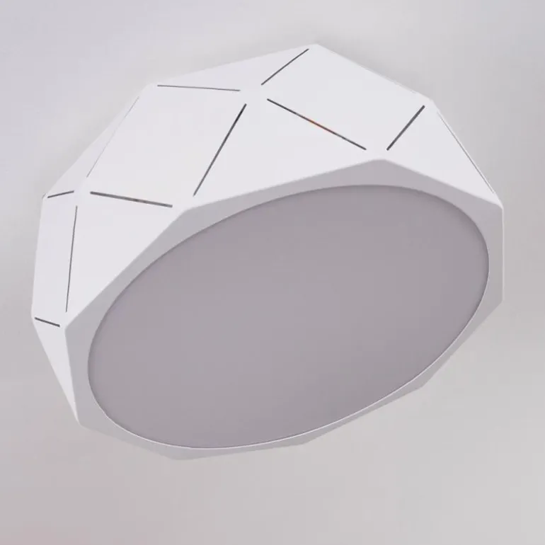 Plafonnier Shouver Blanc, 3 lumières