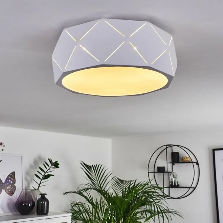 Plafonnier Shouver Blanc, 3 lumières