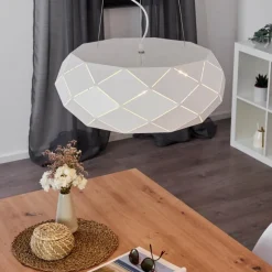 Plafonnier Shouver LED Blanc, 1 lumière