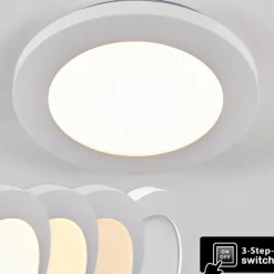 Plafonnier Siguna LED Blanc, 1 lumière