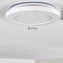 Plafonnier Siguna LED Blanc, 1 lumière