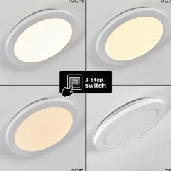 Plafonnier Siguna LED Blanc, 1 lumière