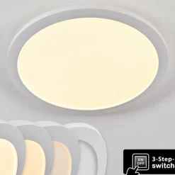 Plafonnier Siguna LED Blanc, 1 lumière