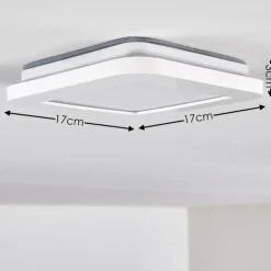 Plafonnier Siguna LED Blanc, 1 lumière