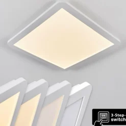 Plafonnier Siguna LED Blanc, 1 lumière
