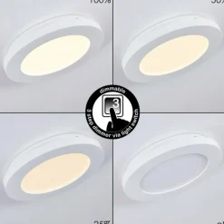 Plafonnier Siguna LED Blanc, 1 lumière