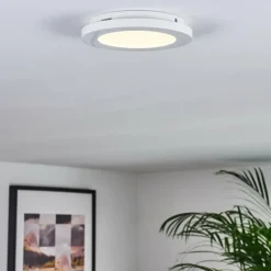 Plafonnier Siguna LED Blanc, 1 lumière