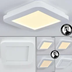 Plafonnier Siguna LED Blanc, 1 lumière