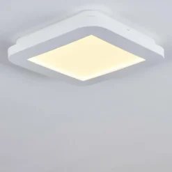 Plafonnier Siguna LED Blanc, 1 lumière