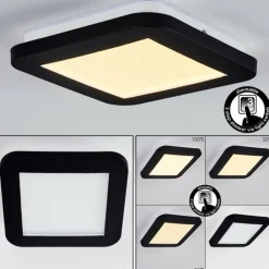 Plafonnier Siguna LED Blanc, 1 lumière