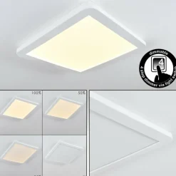 Plafonnier Siguna LED Blanc, 1 lumière