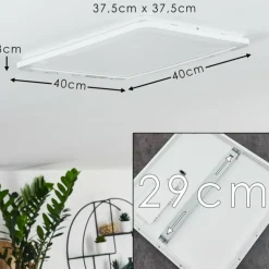 Plafonnier Siguna LED Blanc, 1 lumière