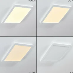 Plafonnier Siguna LED Blanc, 1 lumière