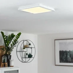 Plafonnier Siguna LED Blanc, 1 lumière