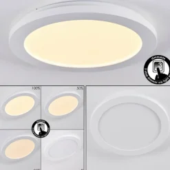 Plafonnier Siguna LED Blanc, 1 lumière