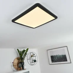 Plafonnier Siguna LED Noir, Blanc, 1 lumière