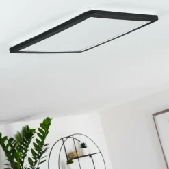 Plafonnier Siguna LED Noir, Blanc, 1 lumière